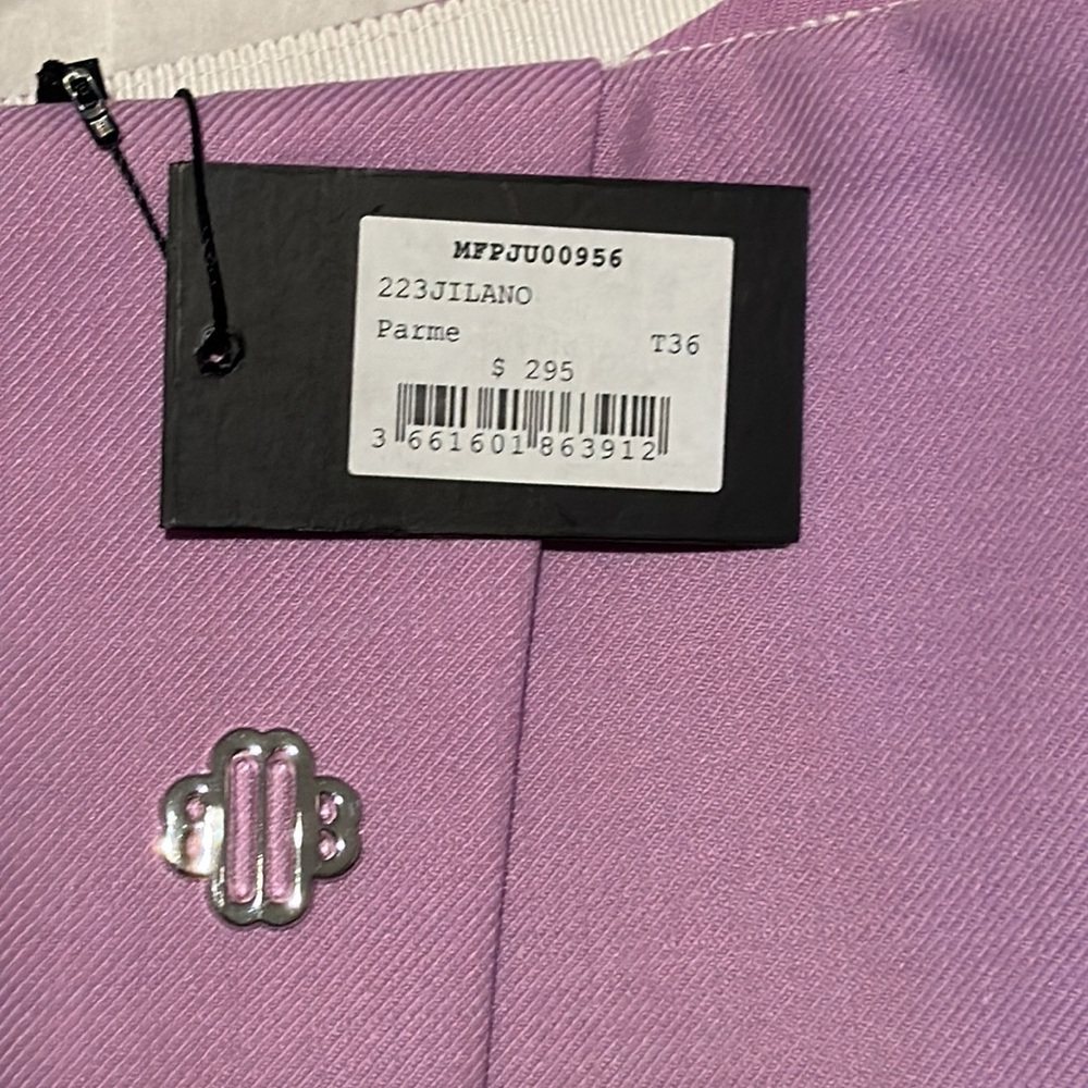 ✨Host Pick✨Maje Miniskirt with Buttons- Sz 4 - Picture 6 of 6